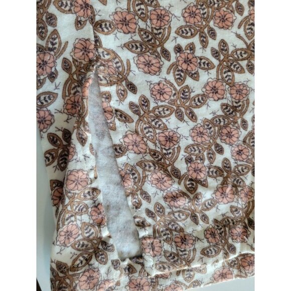 Joie Womens Cotton Smocked Waist Wide Leg All-Over Print Floral Pants NWOT L - Picture 4 of 6